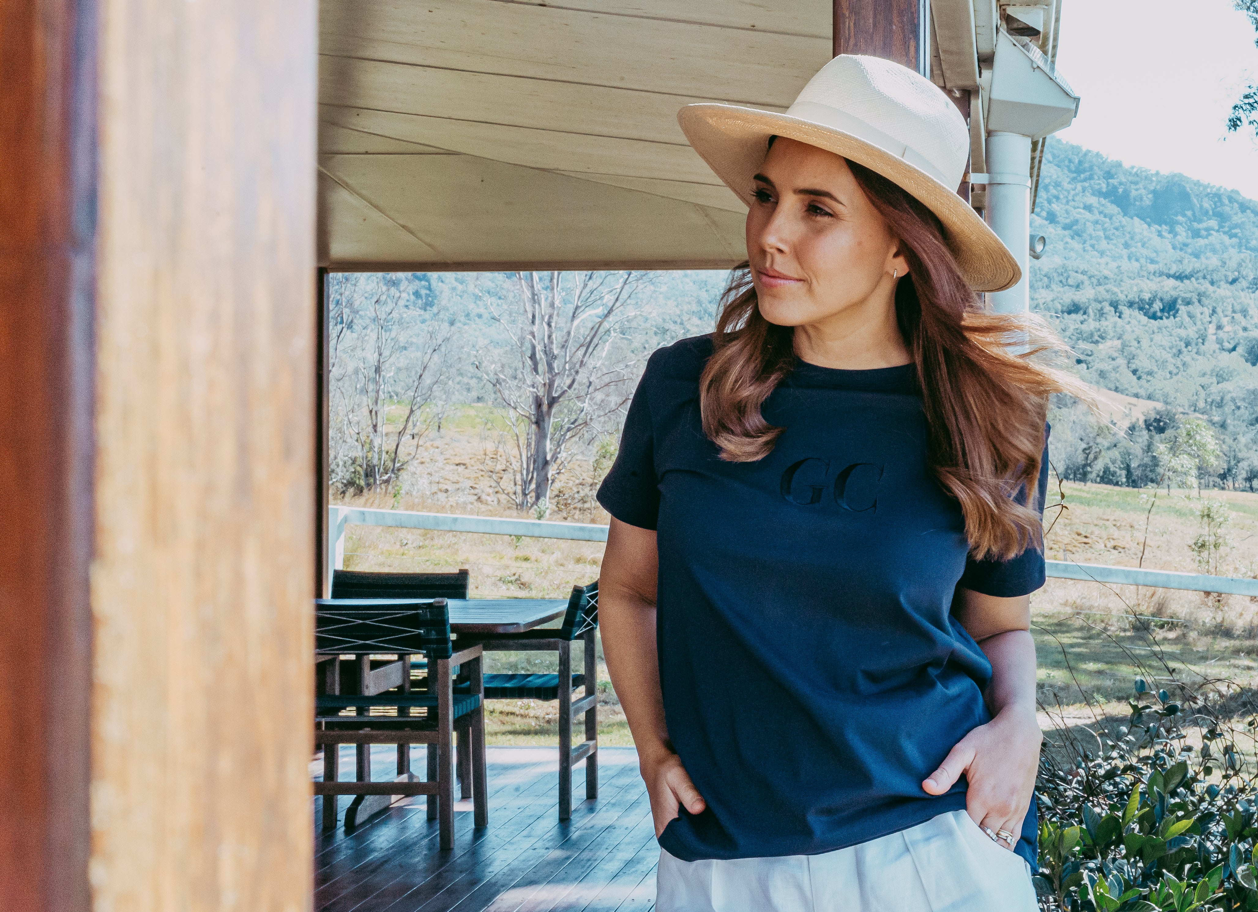 Goondiwindi Cotton Crew Neck GC Logo Tee