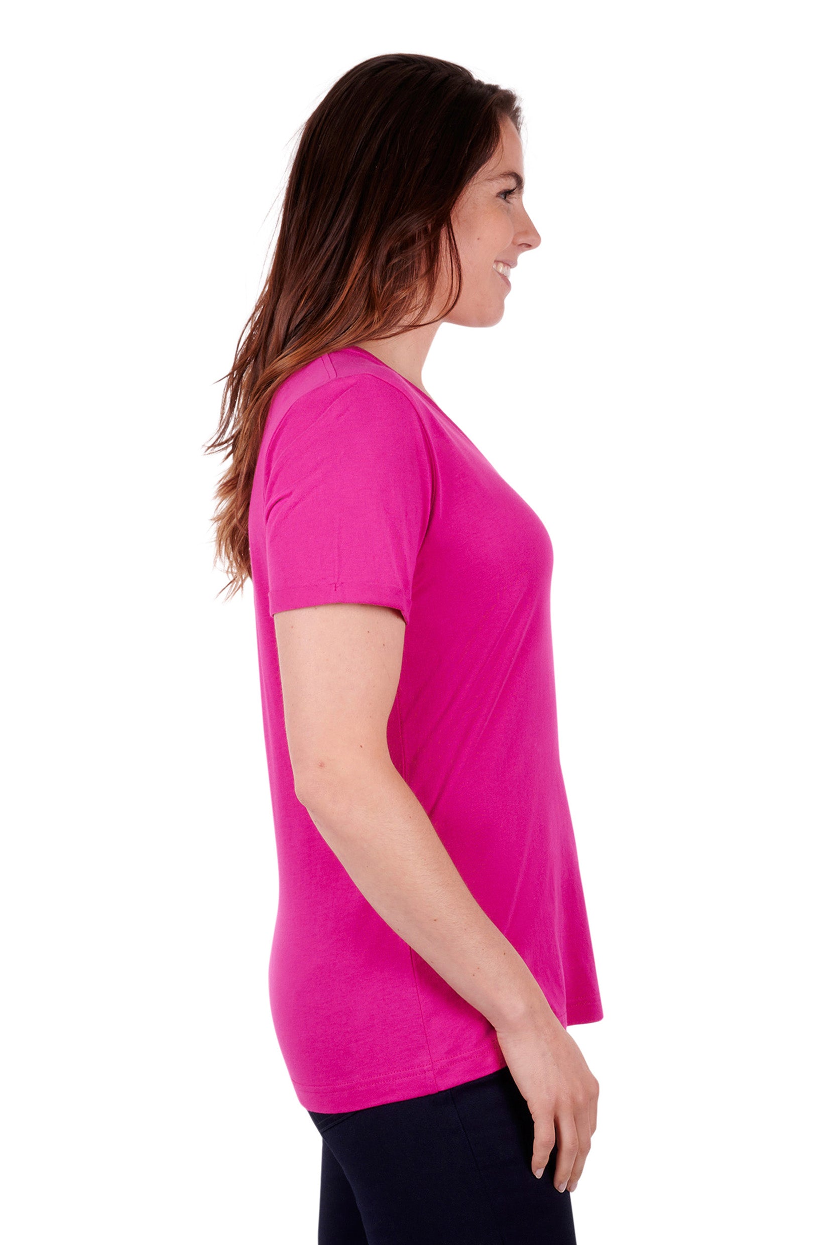 Thomas Cook Women's Classic Short Sleeve Tee in Berry