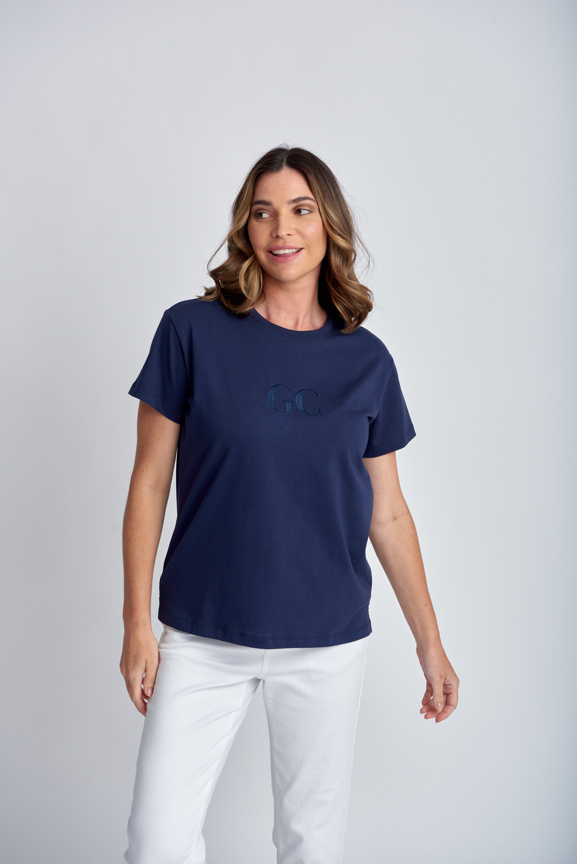 Goondiwindi Cotton Crew Neck GC Logo Tee