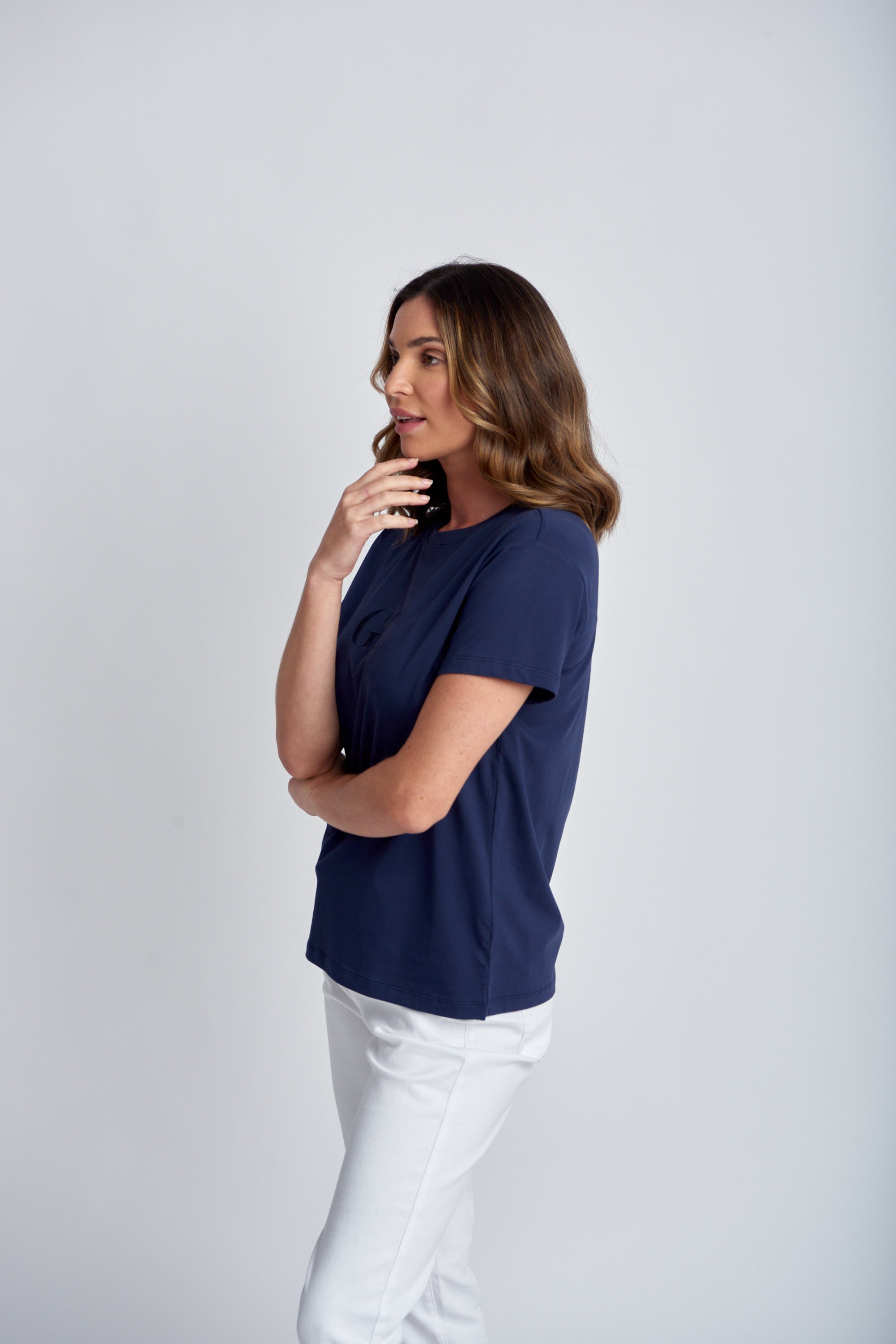 Goondiwindi Cotton Crew Neck GC Logo Tee