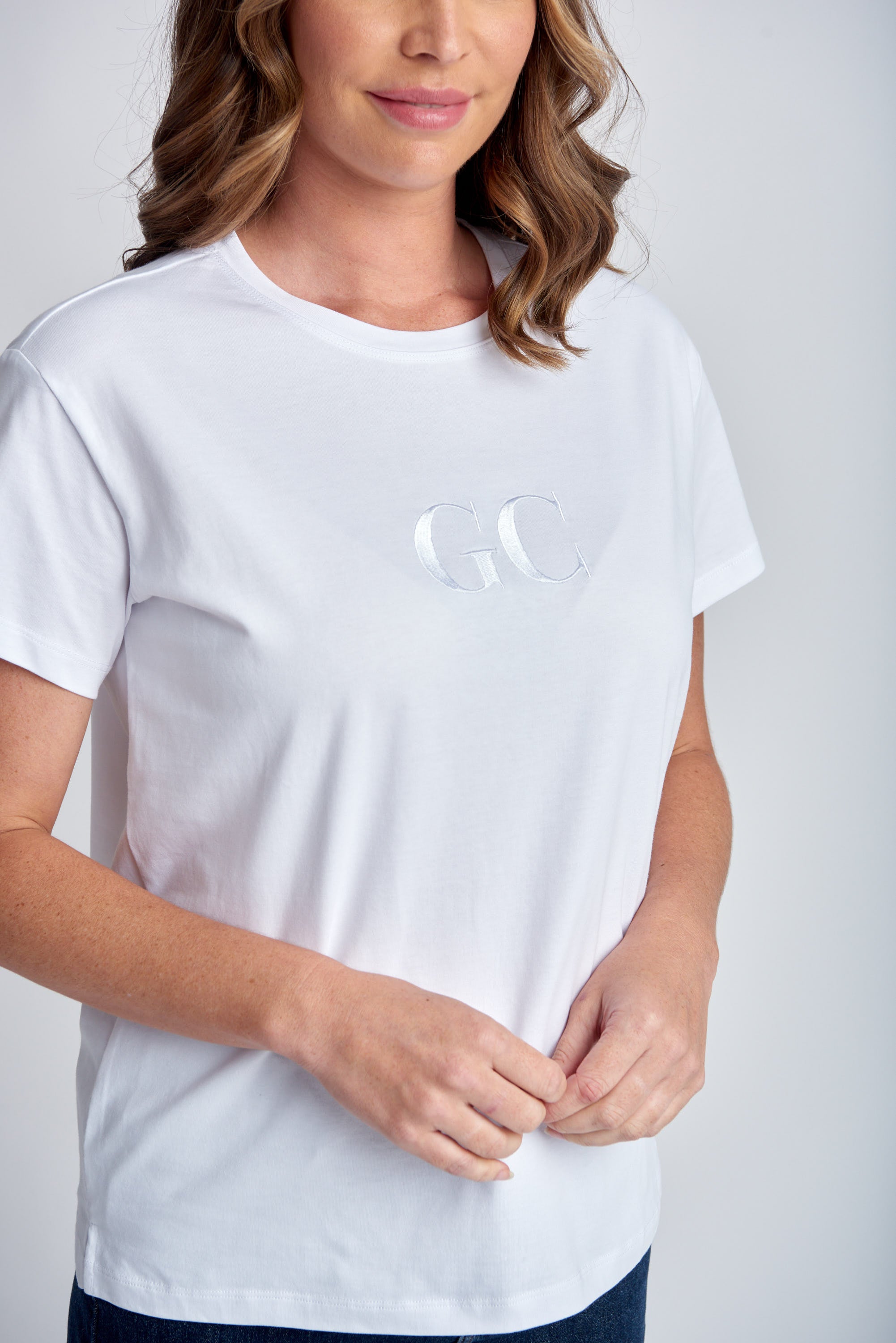 Goondiwindi Cotton Crew Neck GC Logo Tee