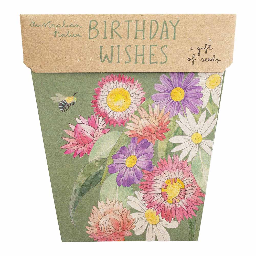 TCCS Sow 'n Sow Birthday Wishes Gift of Seeds