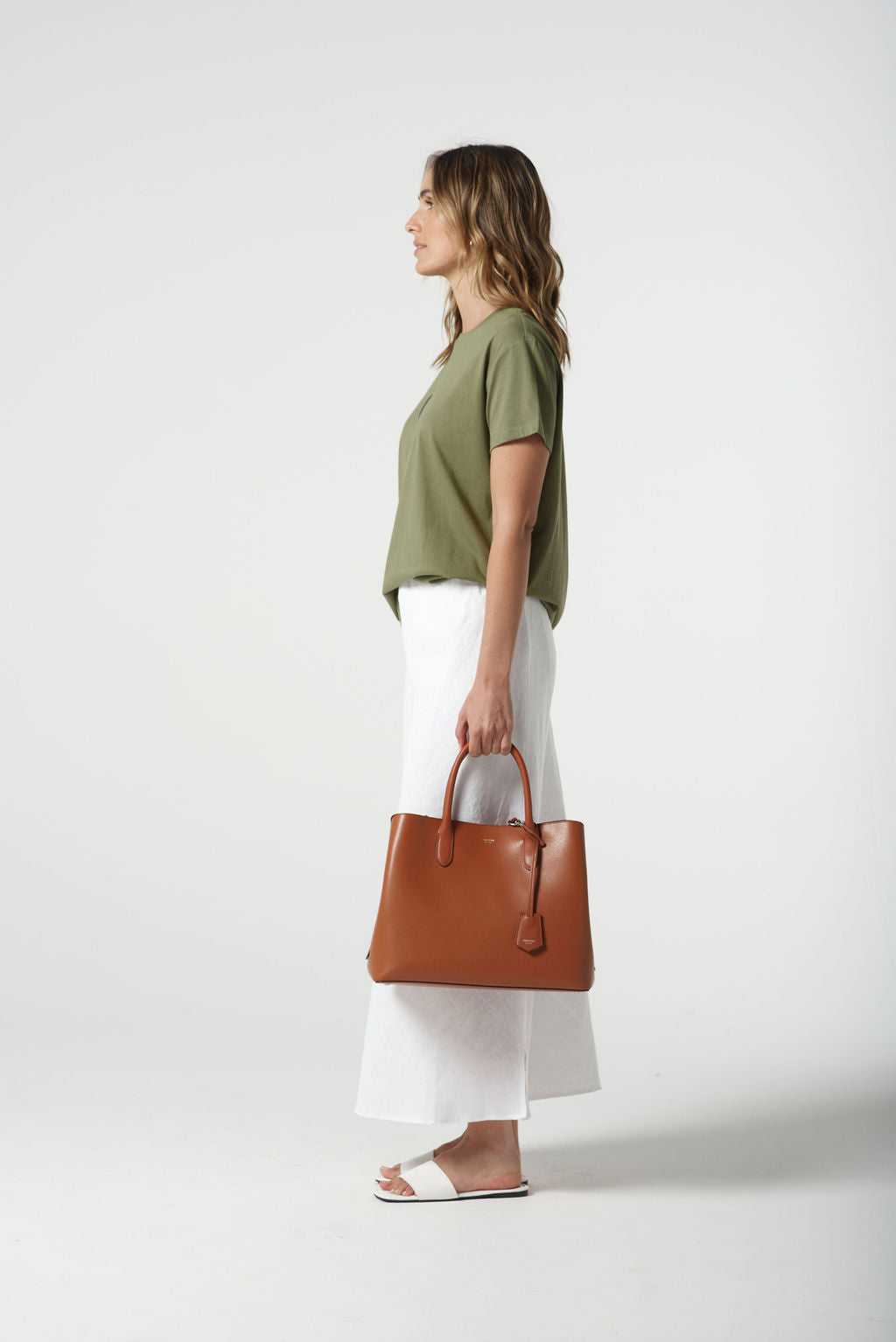 Goondiwindi Cotton Bias Cut Side Split Skirt