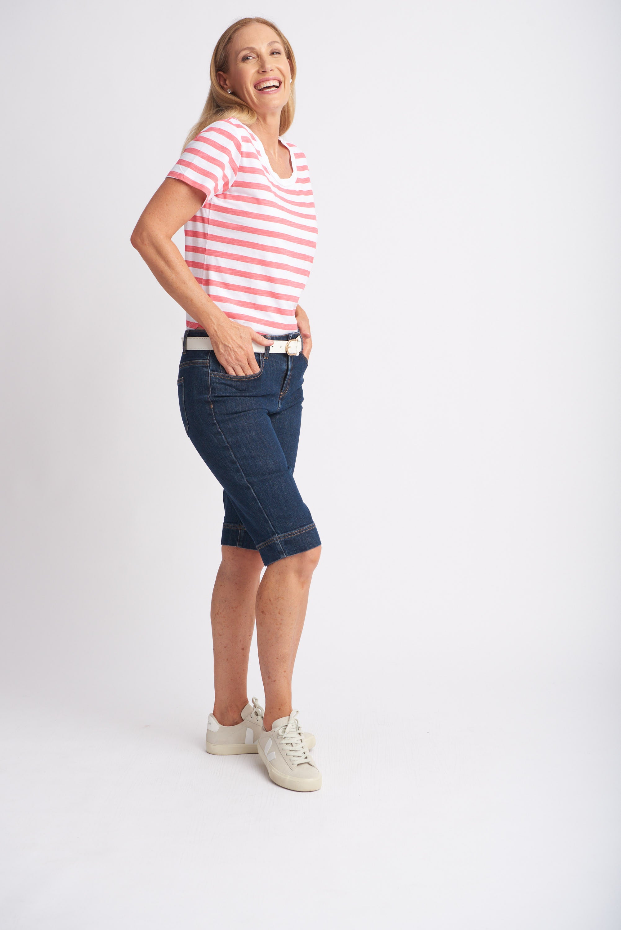 Goondiwindi Cotton Denim Knee Length Shorts