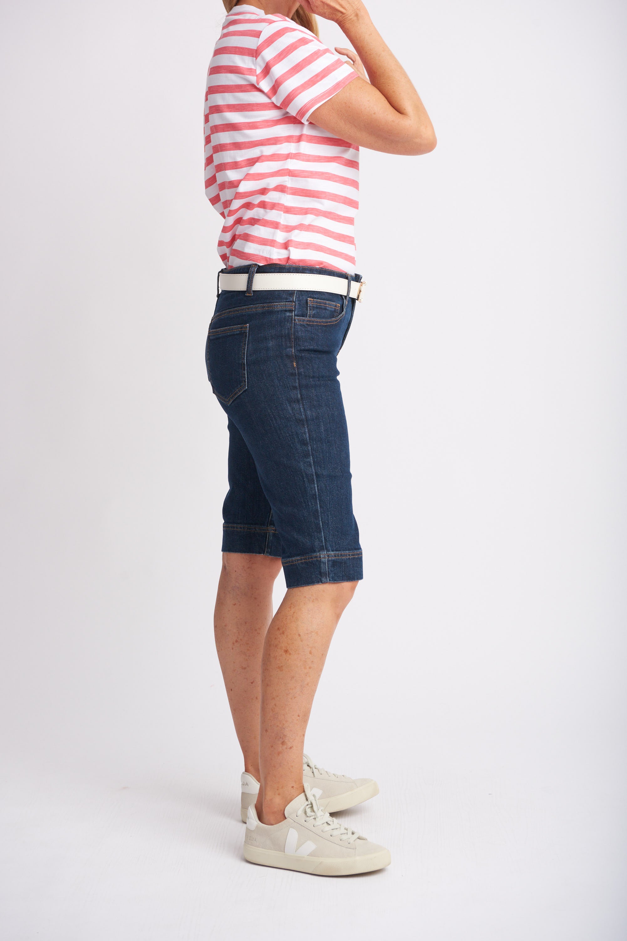 Goondiwindi Cotton Denim Knee Length Shorts