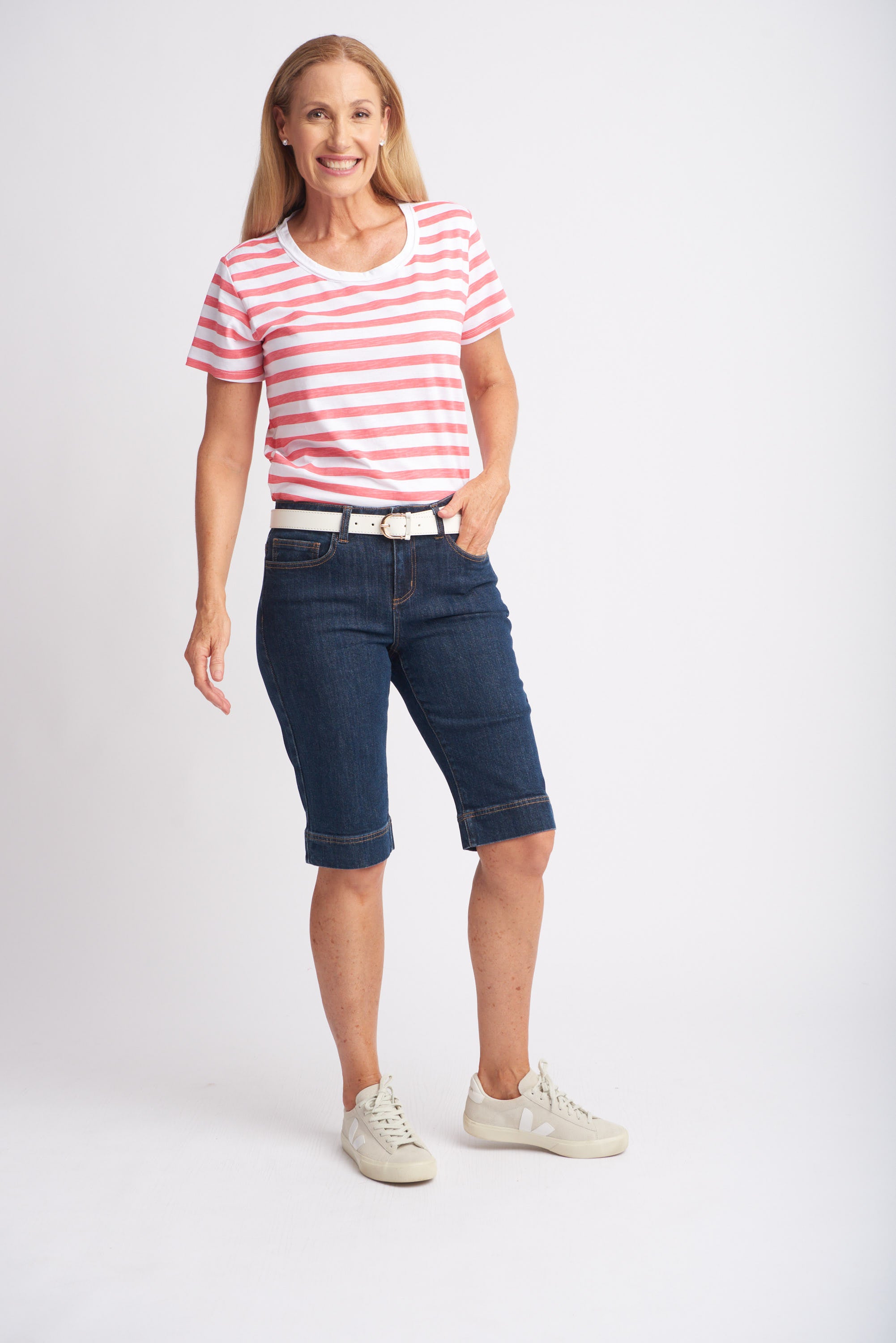 Goondiwindi Cotton Denim Knee Length Shorts