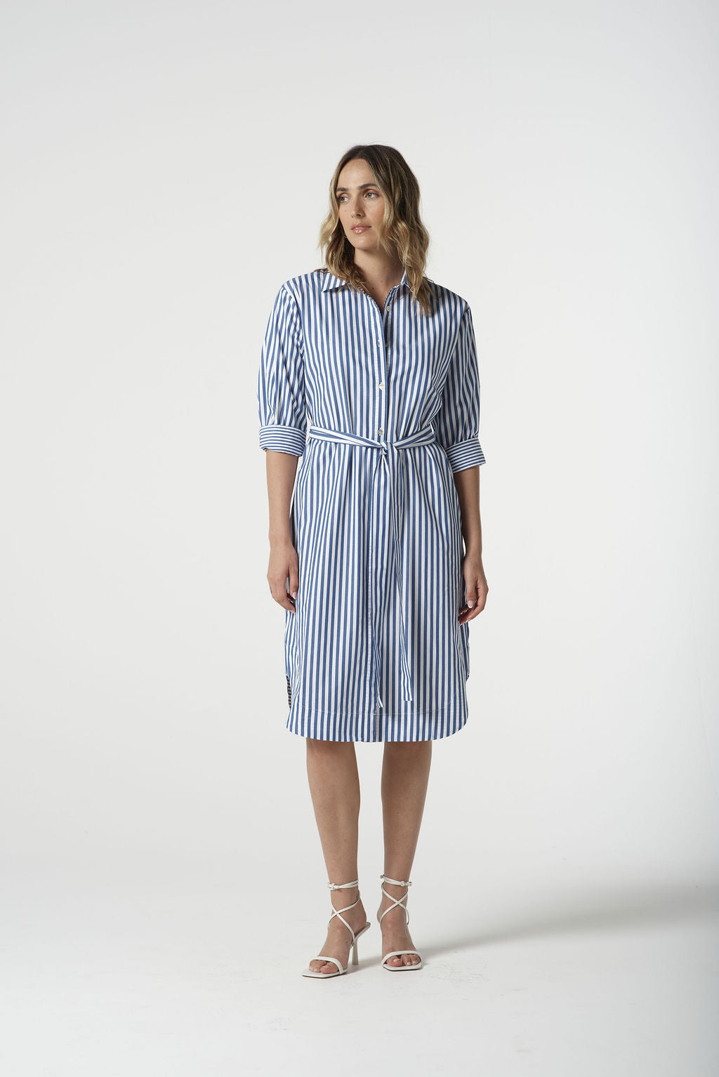 Goondiwindi Cotton Stripe Shirt Dress