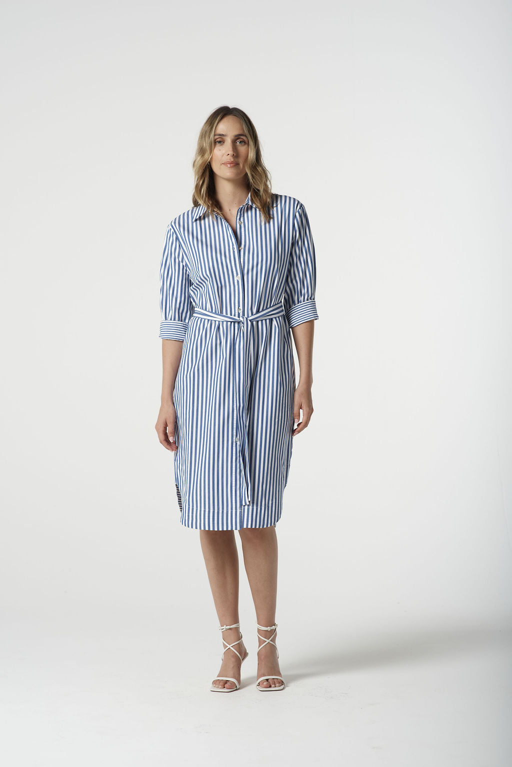 Goondiwindi Cotton Stripe Shirt Dress