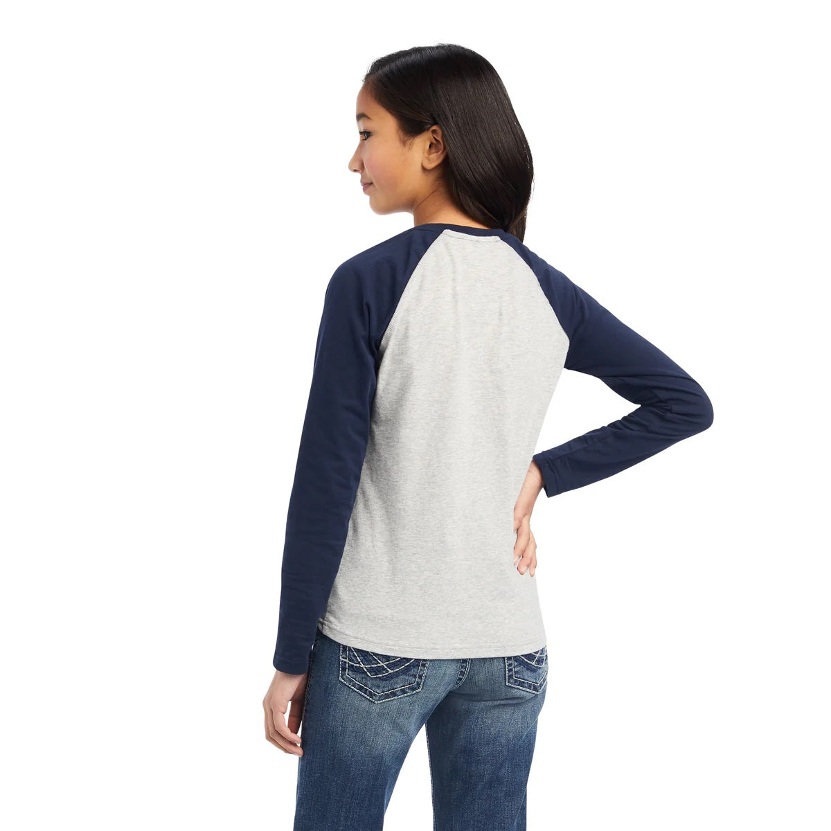 Ariat Girls Real Farm Animal Long Sleeve Shirt