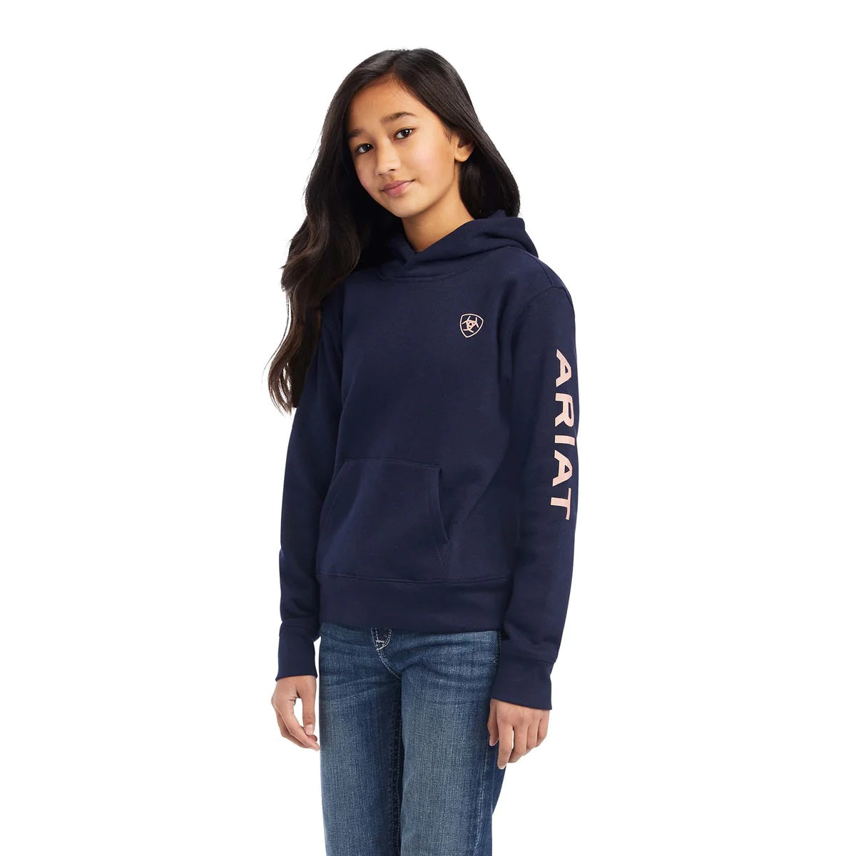 Ariat Girls REAL Arm Logo Hoodie