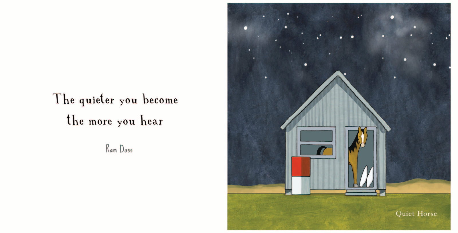 TCCS Red Tractor Designs Glass Half Full Quote Book