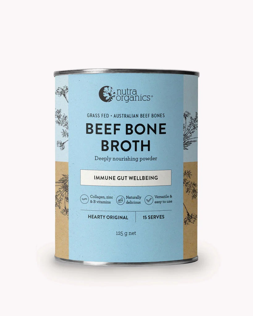 TCCS Nutra Organics Beef Bone Broth Hearty Original 125g