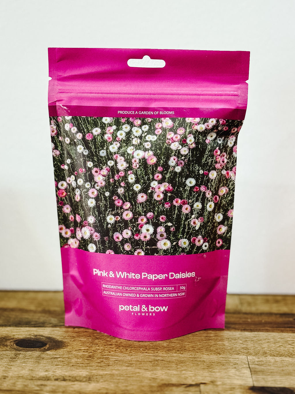 TCCS Petal & Bow Pink & White Paper Daises