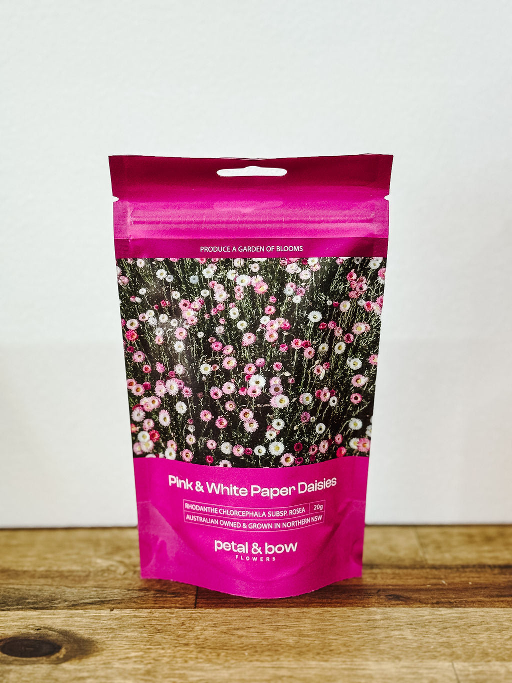 TCCS Petal & Bow Pink & White Paper Daises