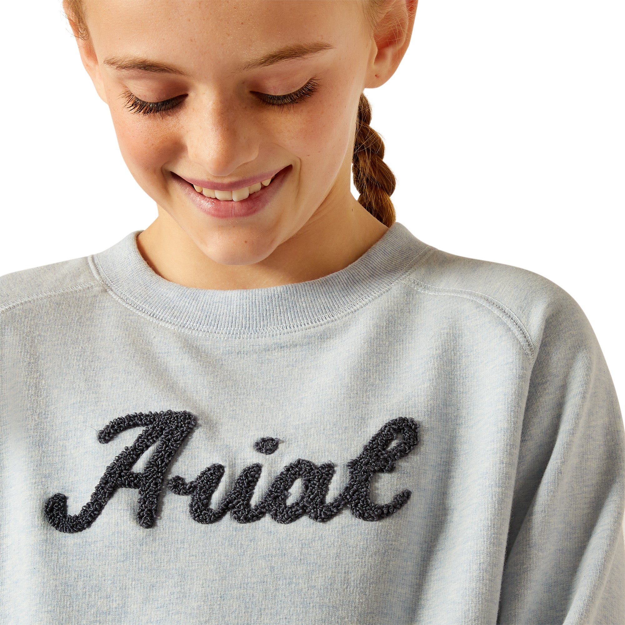 Ariat Girls Benicia Sweatshirt in Cerulean