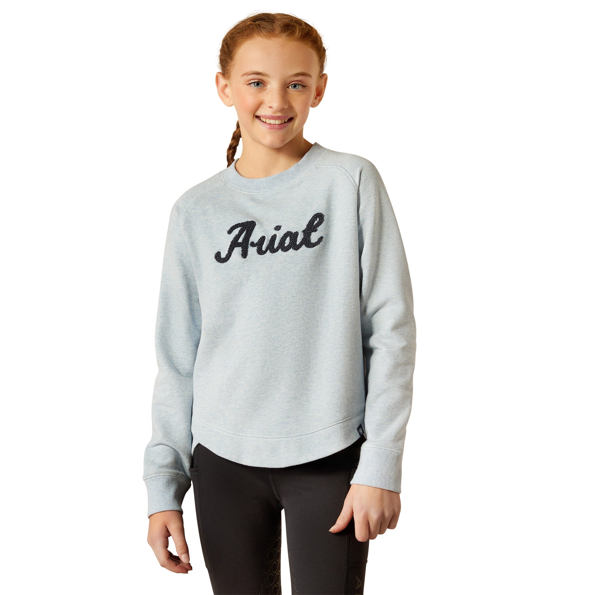 Ariat Girls Benicia Sweatshirt in Cerulean