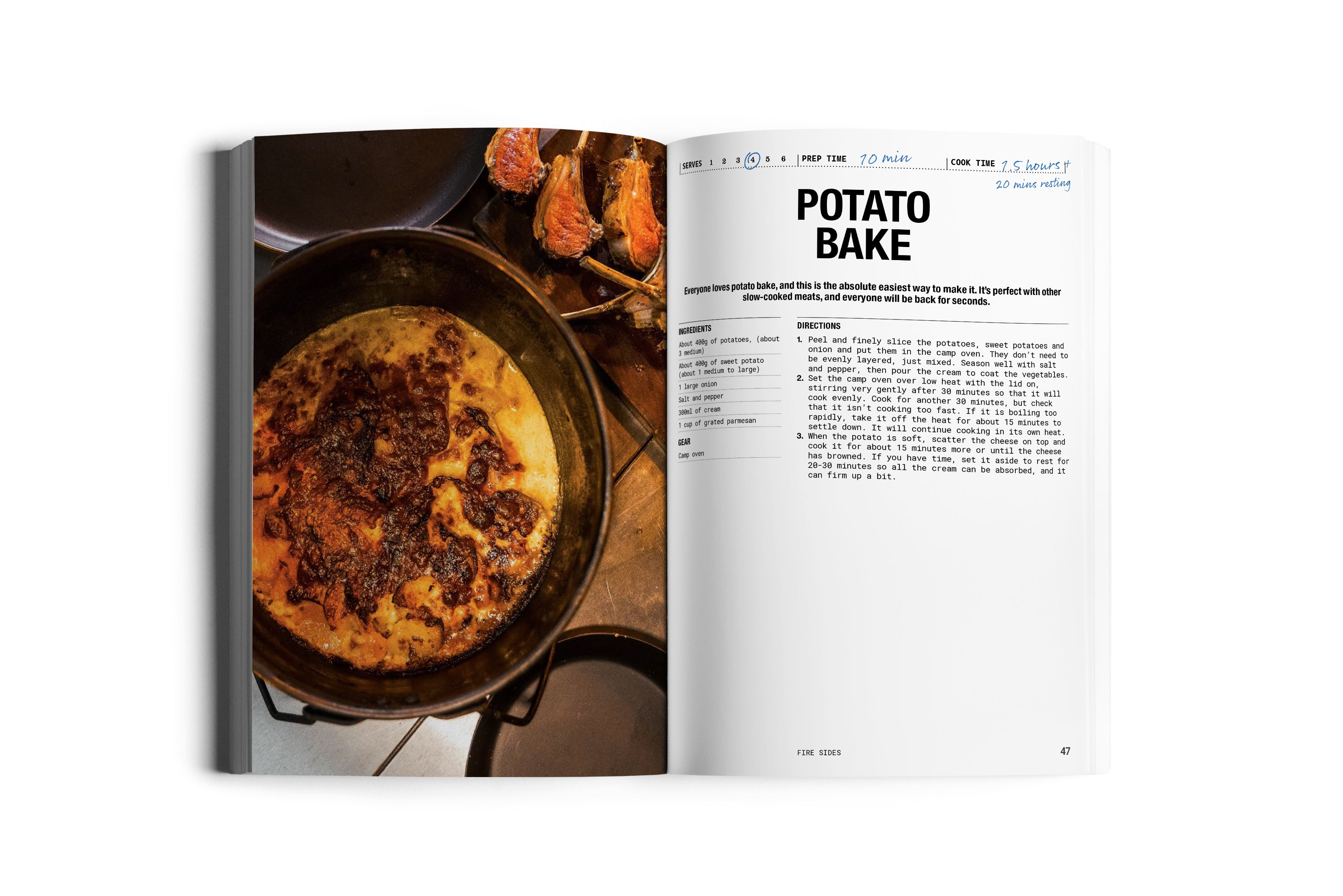 TCCS Fire II Fork, More Camp Cooking by Harry Fisher