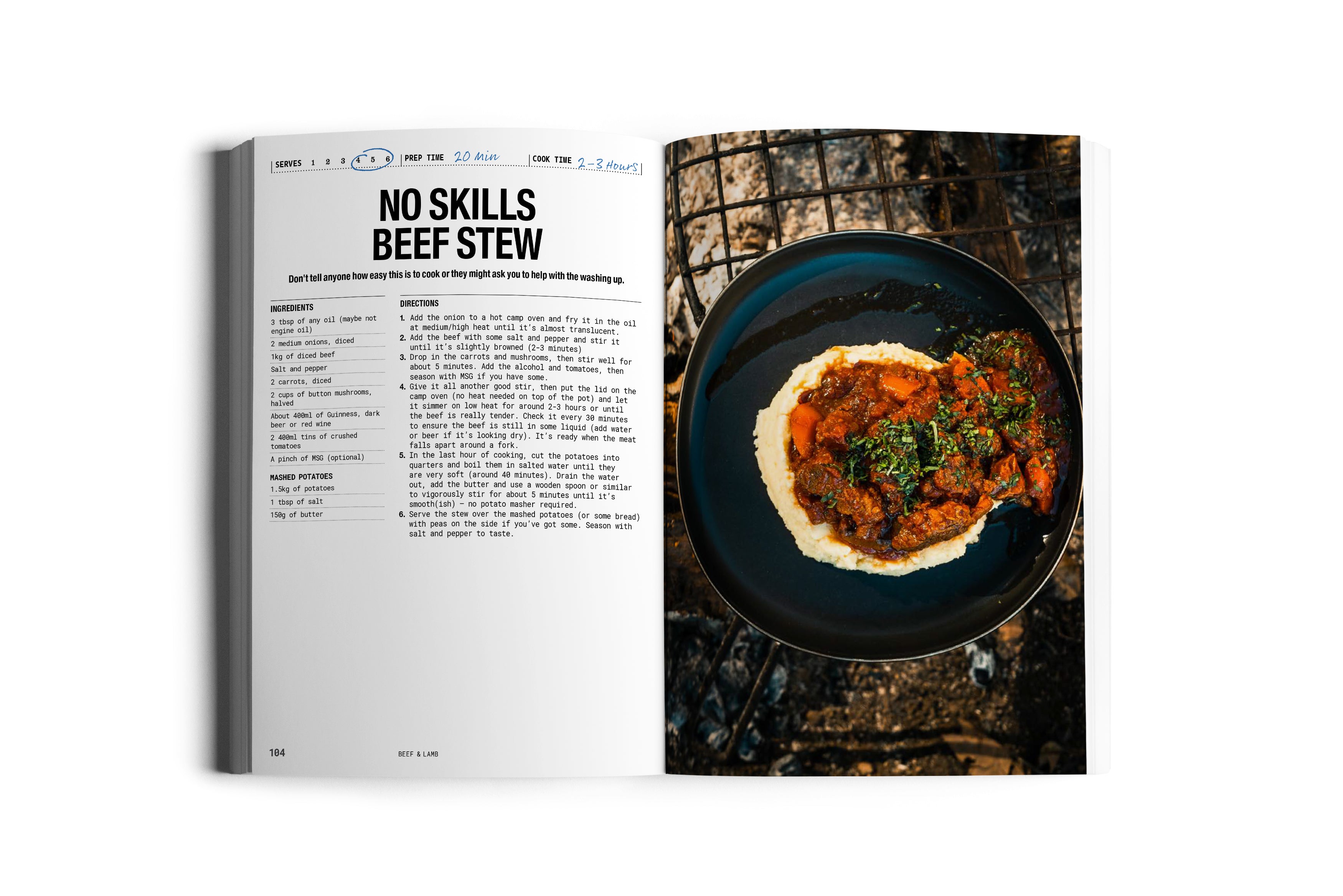 TCCS Fire II Fork, More Camp Cooking by Harry Fisher