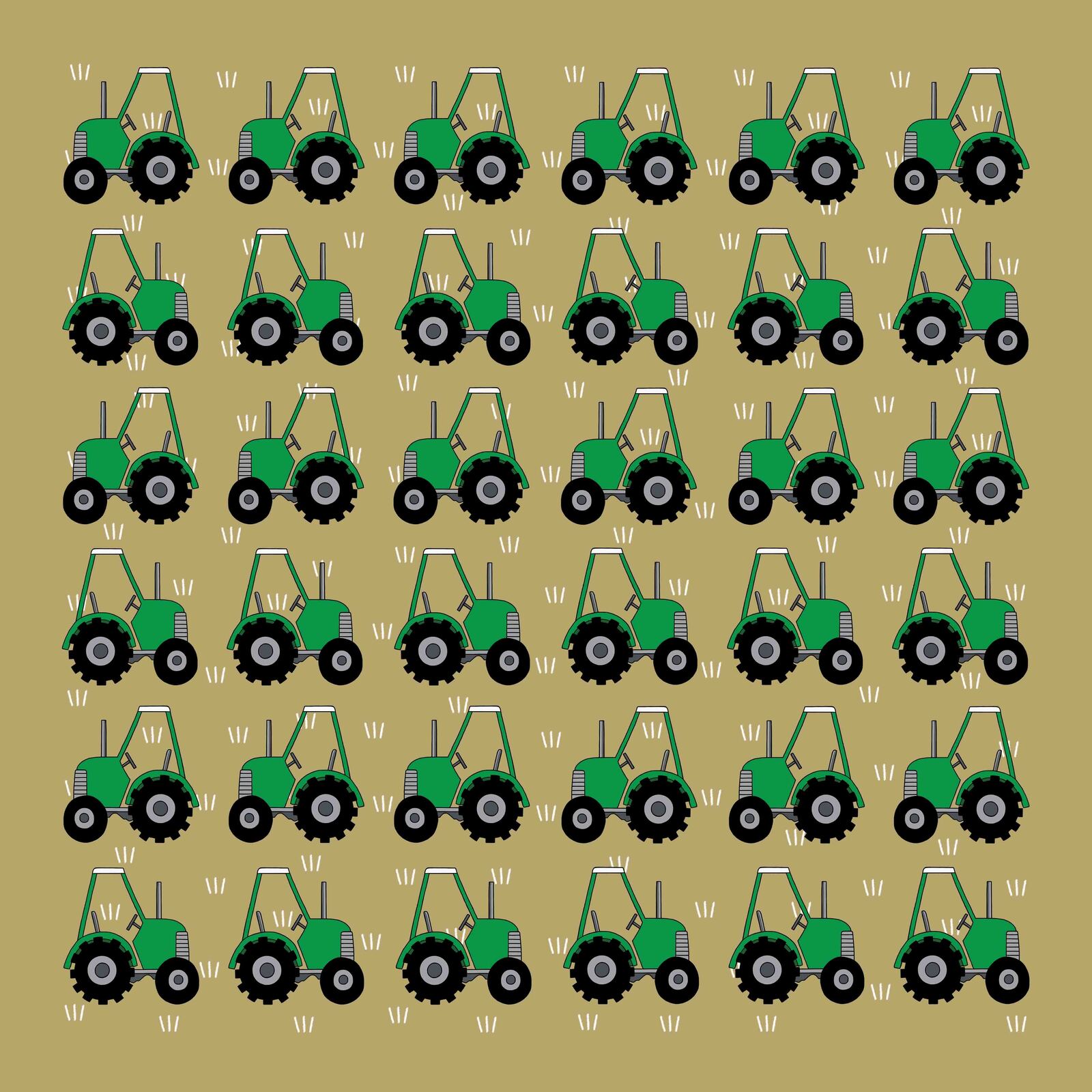 TCCS Red Tractor Designs Cotton Hanky