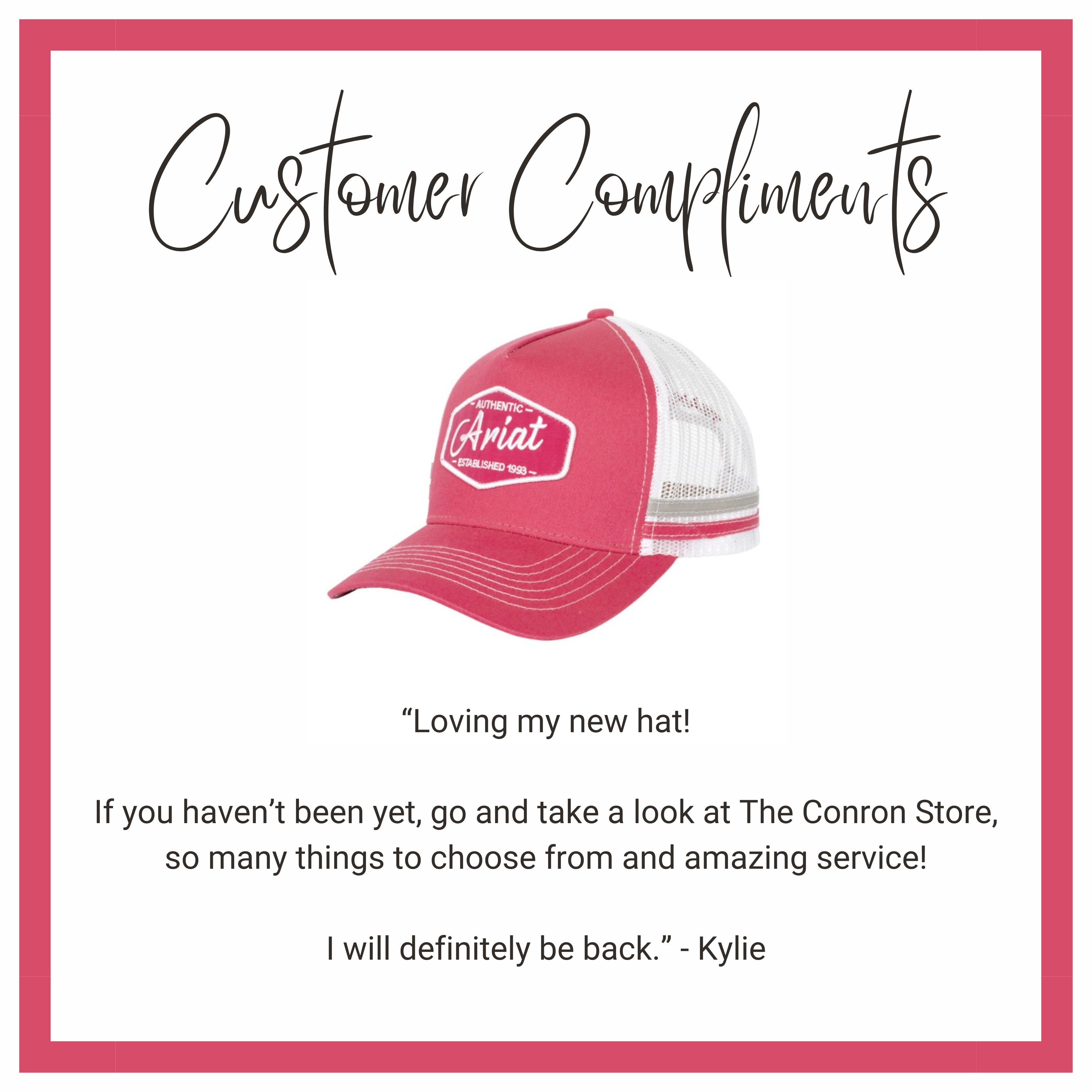 Ariat Est Patch Trucker Cap