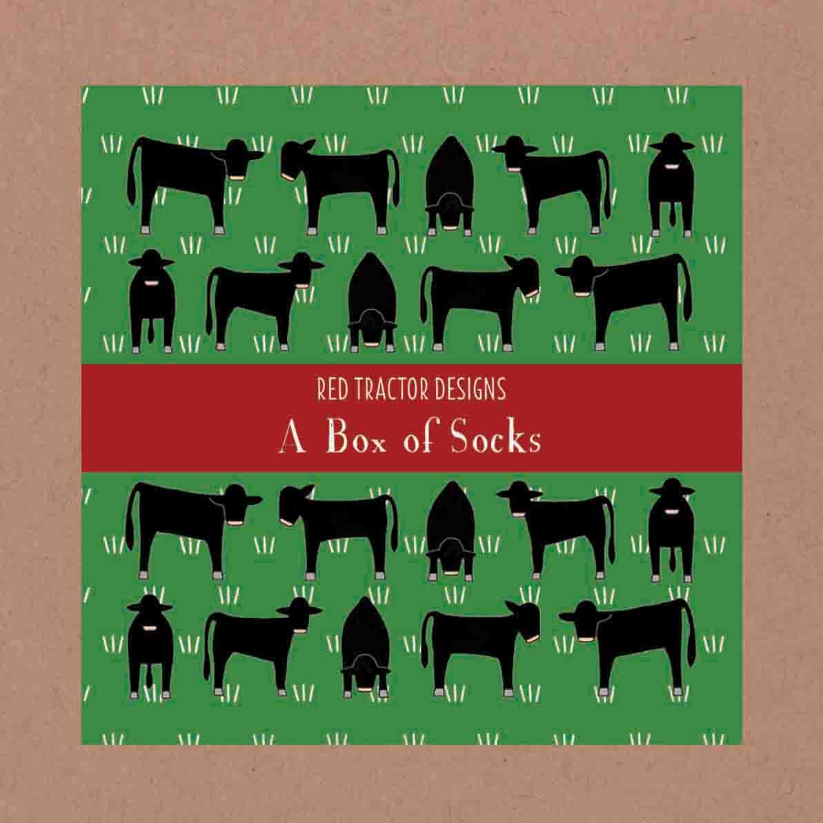 TCCS Red Tractor Designs Boxed Set Cotton Socks