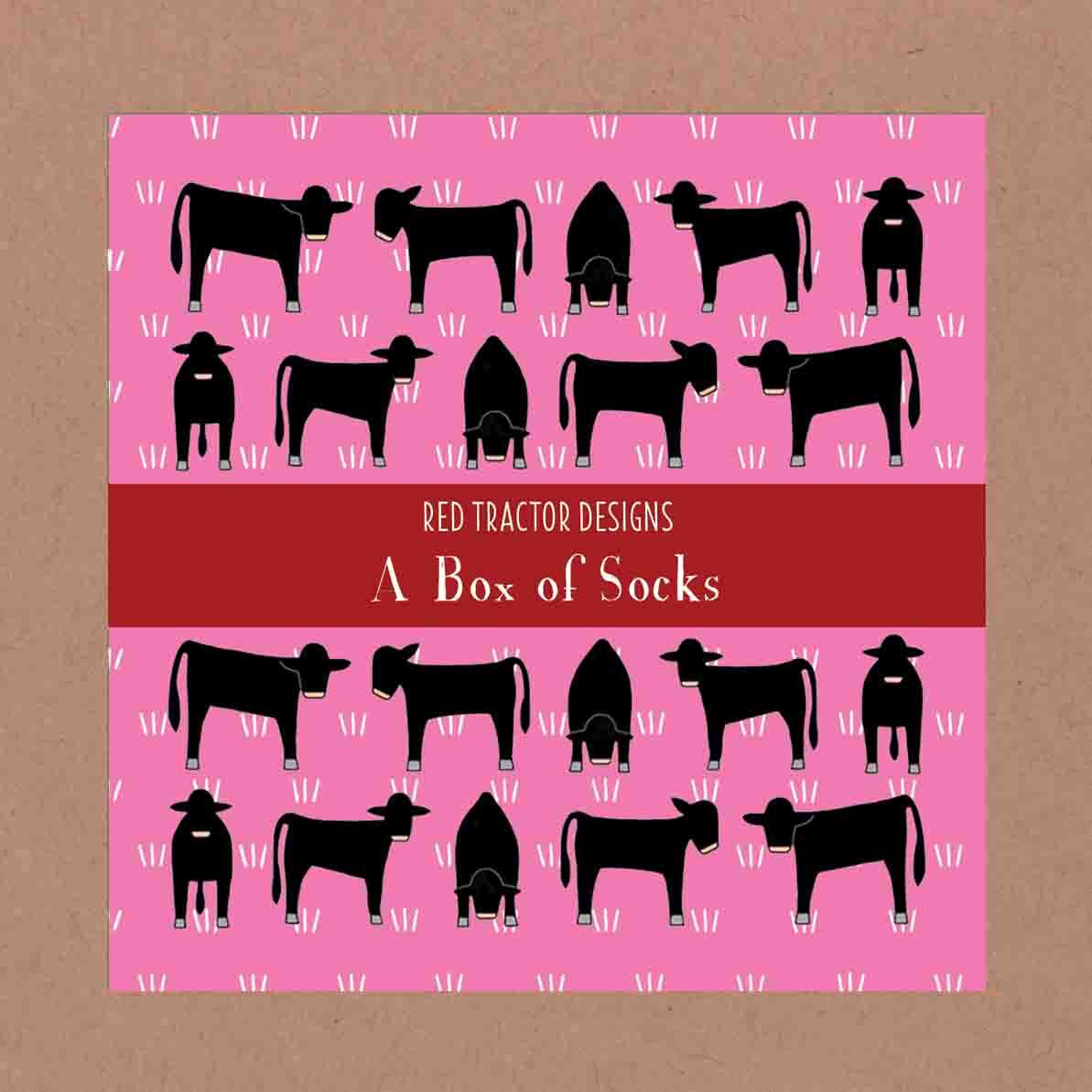 TCCS Red Tractor Designs Boxed Set Cotton Socks