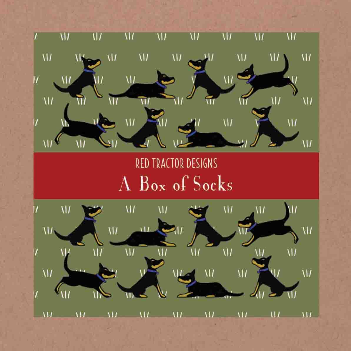 TCCS Red Tractor Designs Boxed Set Cotton Socks