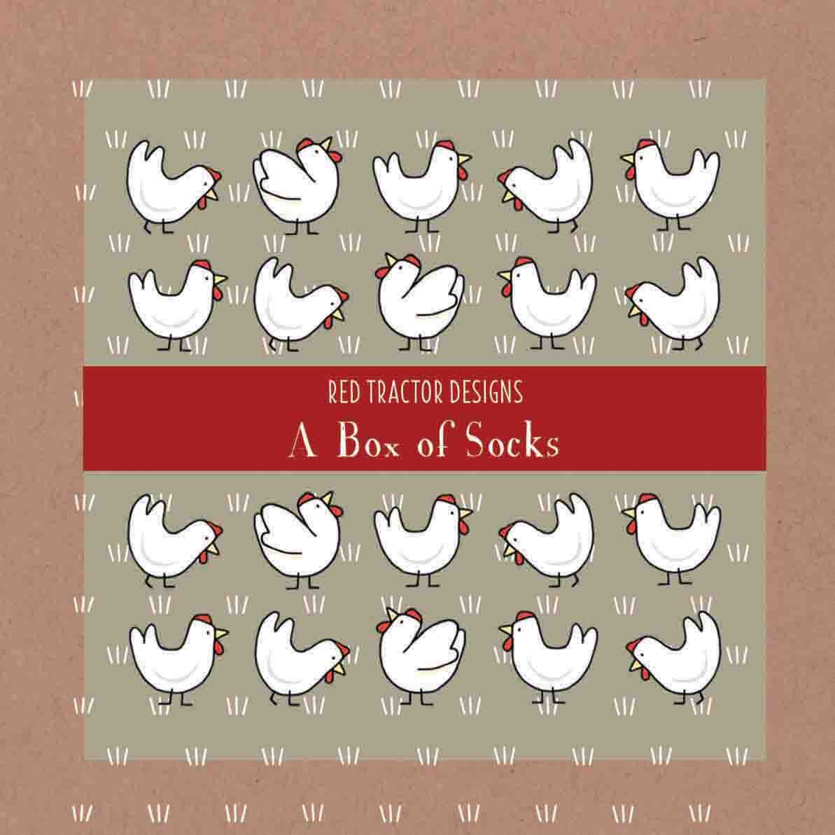 TCCS Red Tractor Designs Boxed Set Cotton Socks