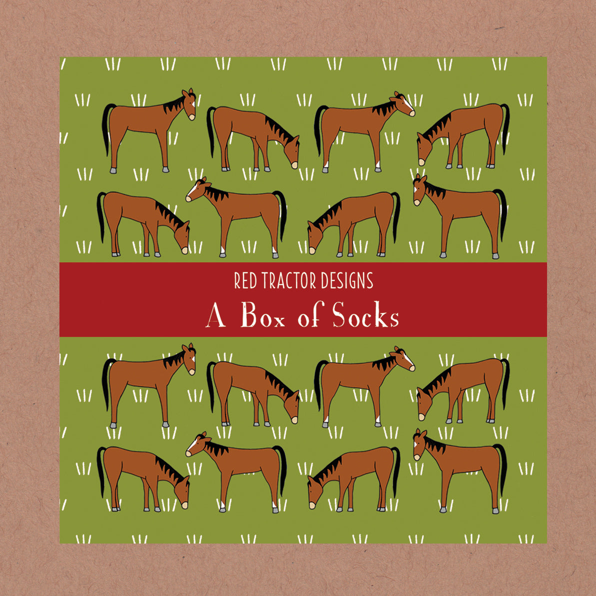 TCCS Red Tractor Designs Boxed Set Cotton Socks