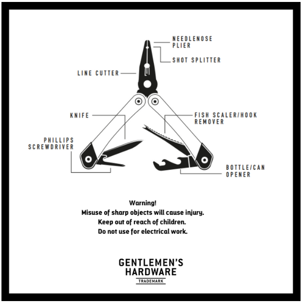 Gentlemen's Hardware Fishing Multi Tool