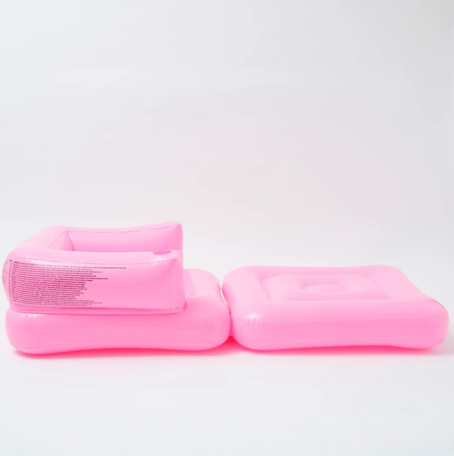 Sunnylife Inflatable Lilo Chair in Neon Pink
