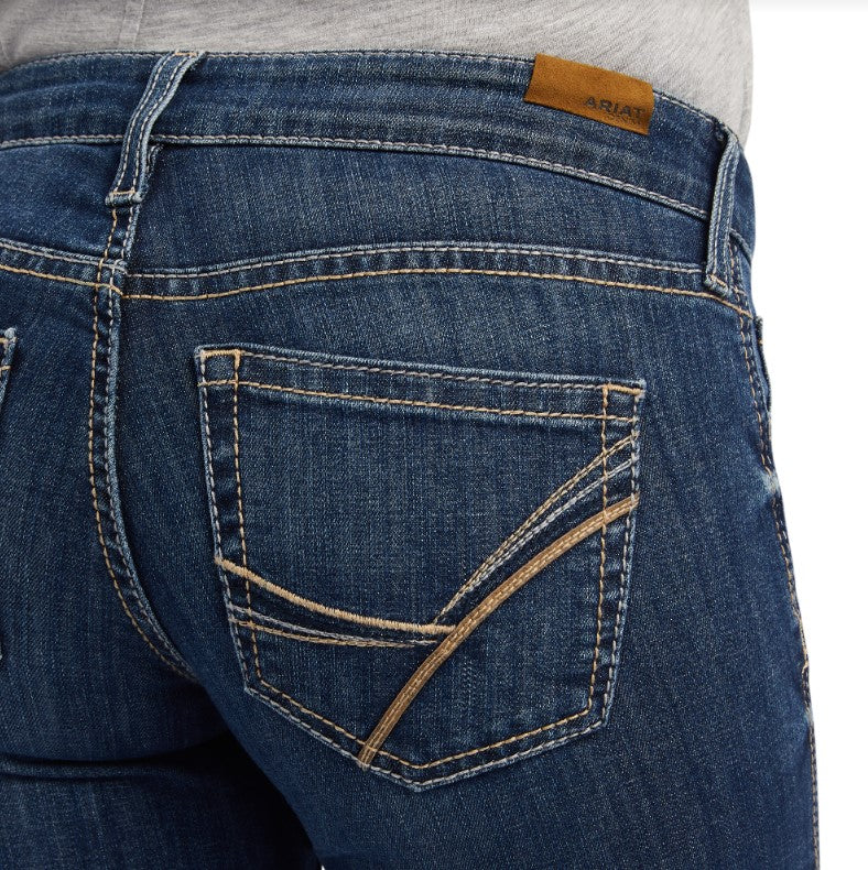 Ariat Womens Trouser Mid Rise Amaryllis Wide Leg Jean