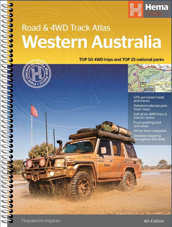 Hema Maps Western Australia Road & 4WD Track Atlas