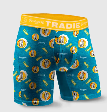 Tradie Mens Bamboo No Chafe Long Leg Trunk