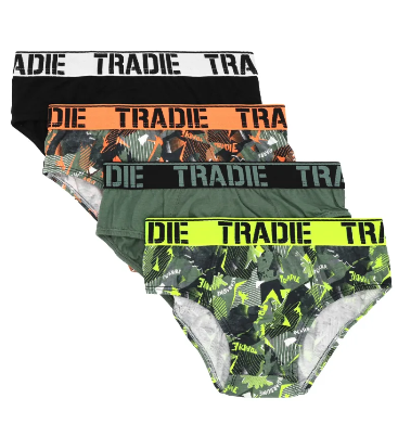 Tradie Boys Dino-Mite 4pk Brief