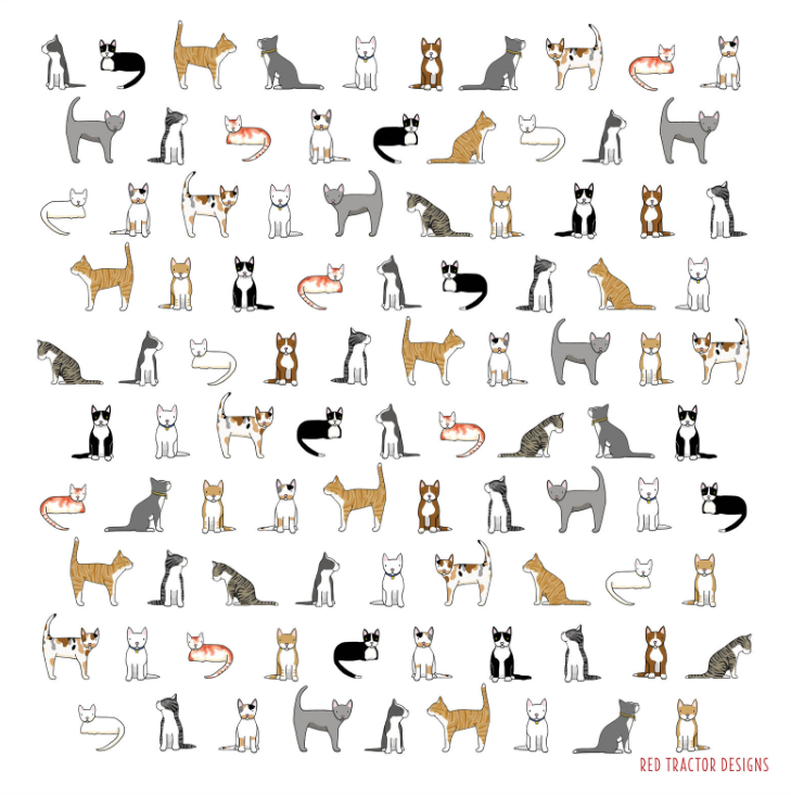 TCCS Red Tractor Designs Cotton Hanky