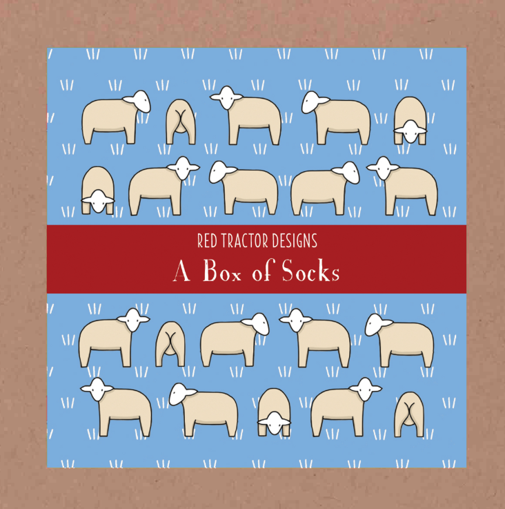 TCCS Red Tractor Designs Boxed Set Cotton Socks