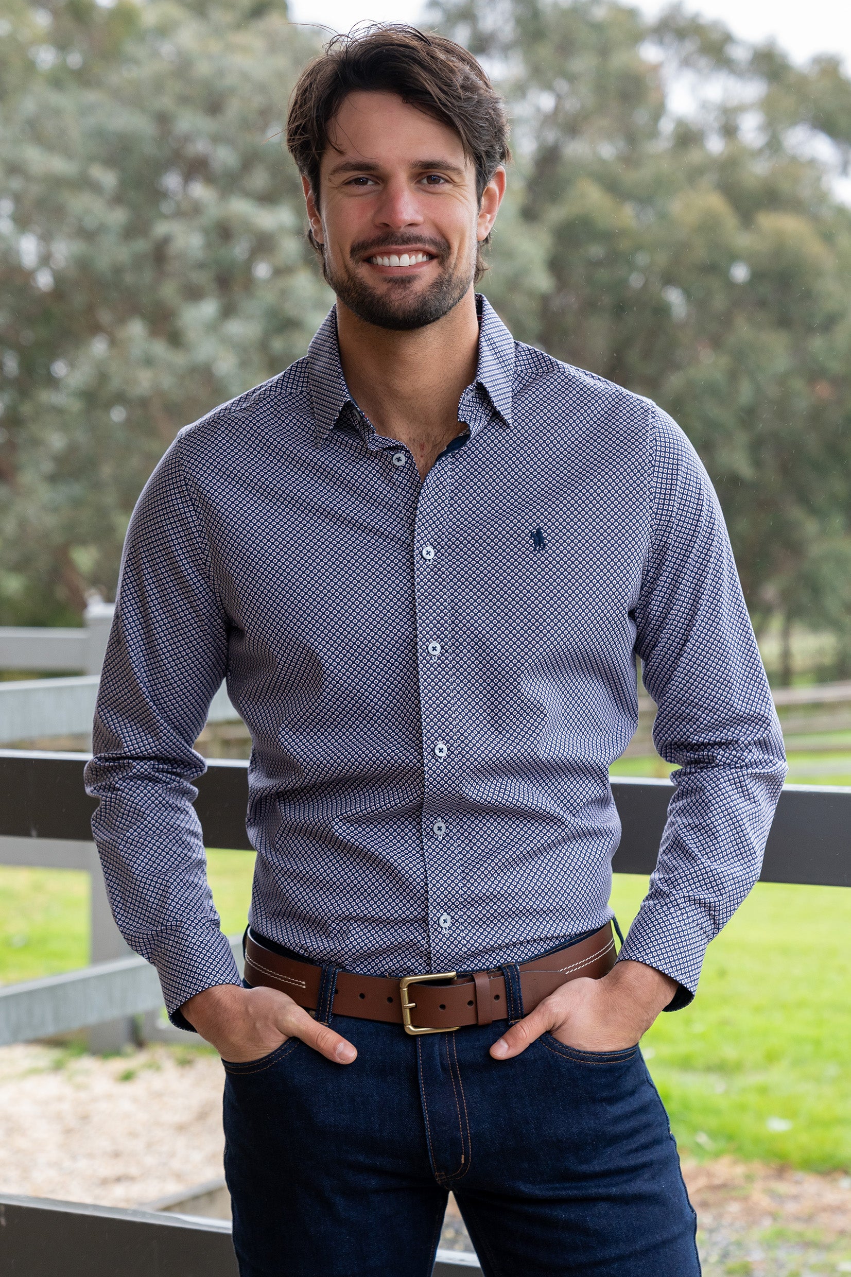 Thomas Cook Mens Stephen Tailored Long Sleeve Shirt