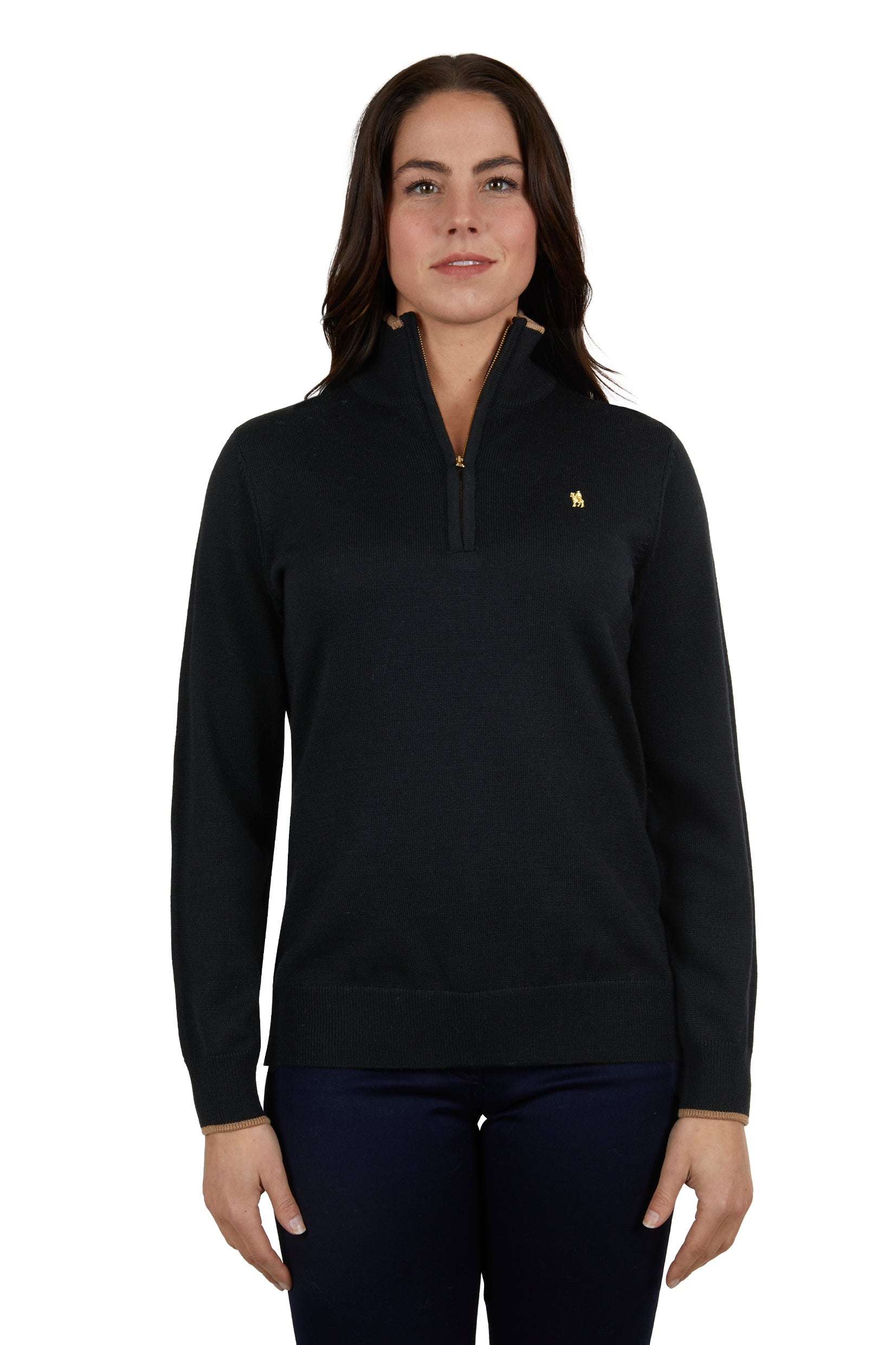Thomas Cook Womens Lara Merino 1/4 Zip Rugby