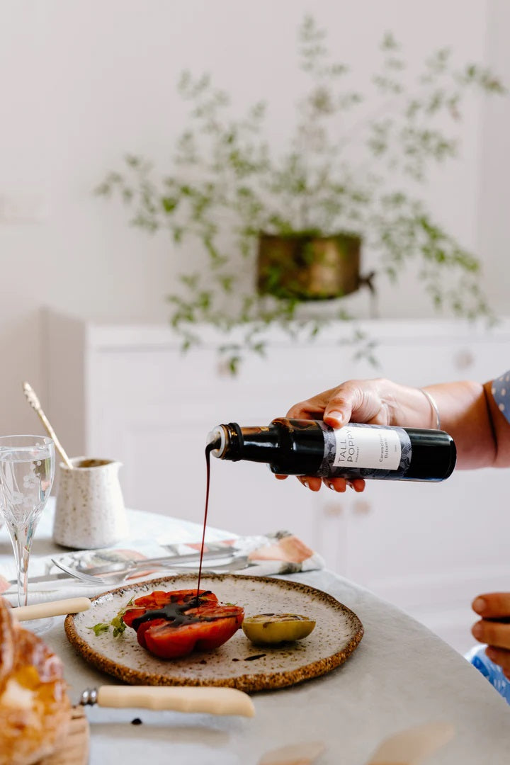 roasted vegetables, caramalised balsamic dressing, the conron store grenfell