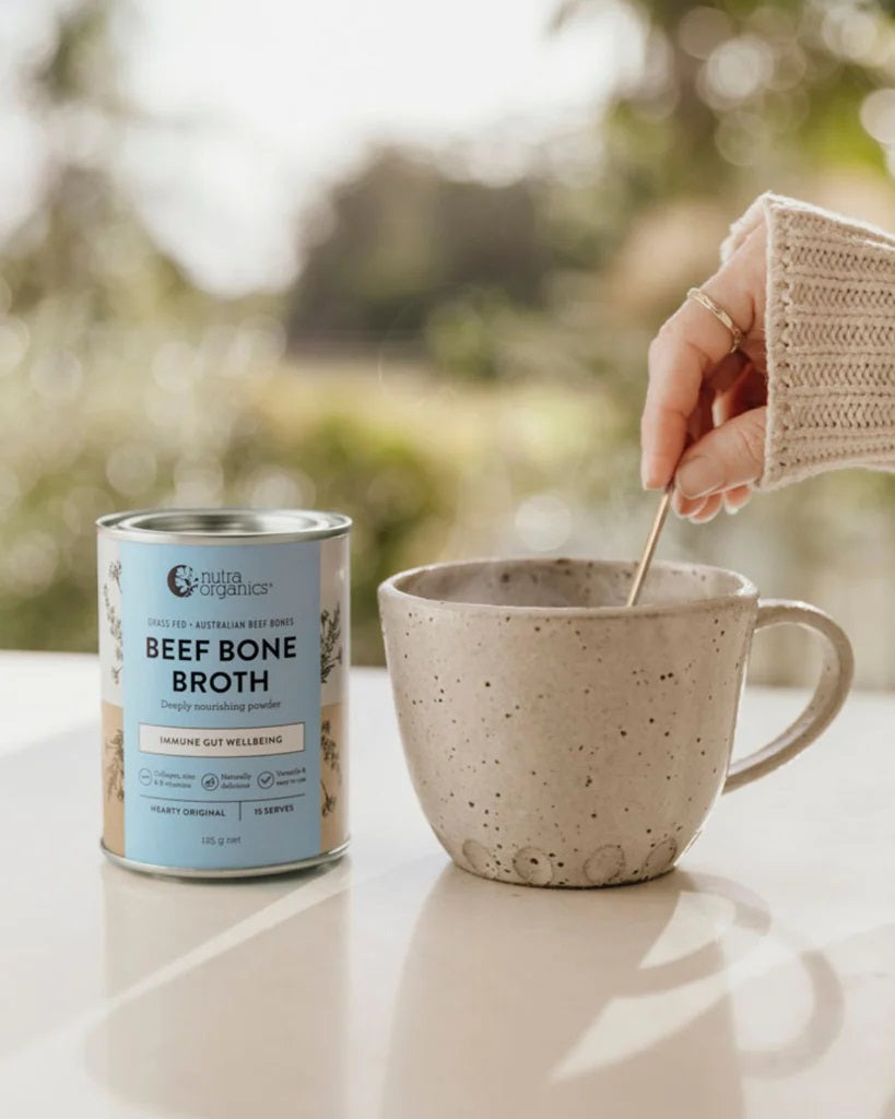 TCCS Nutra Organics Beef Bone Broth Hearty Original 125g