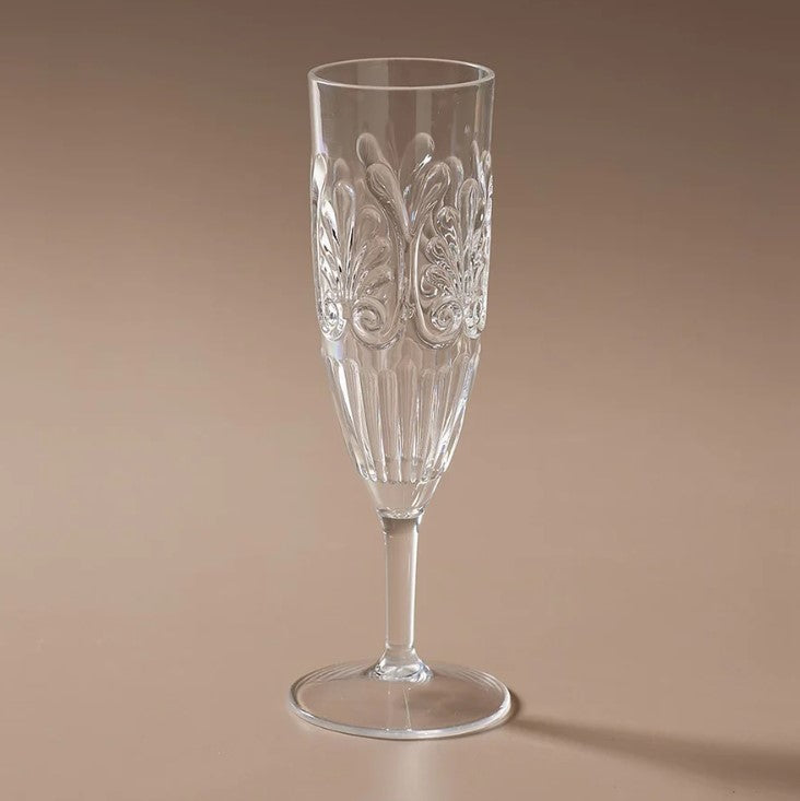 TCCS Indigo Love Collectors Flemington Acrylic Champagne Flute