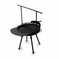 TCCS Barebones Cowboy Fire Pit Grill Side Table - 30"