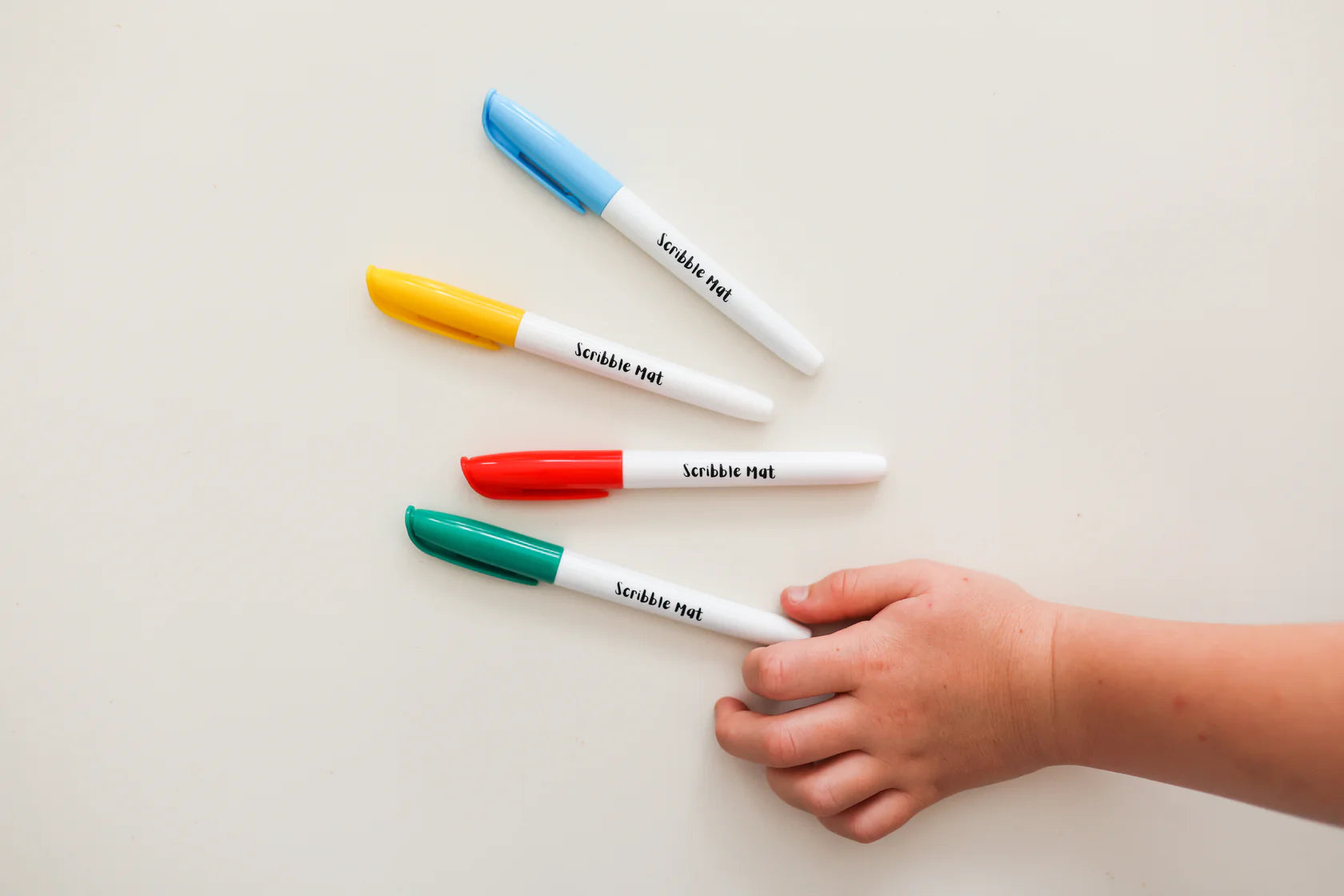 Scribble Mat Pens - Four Pack