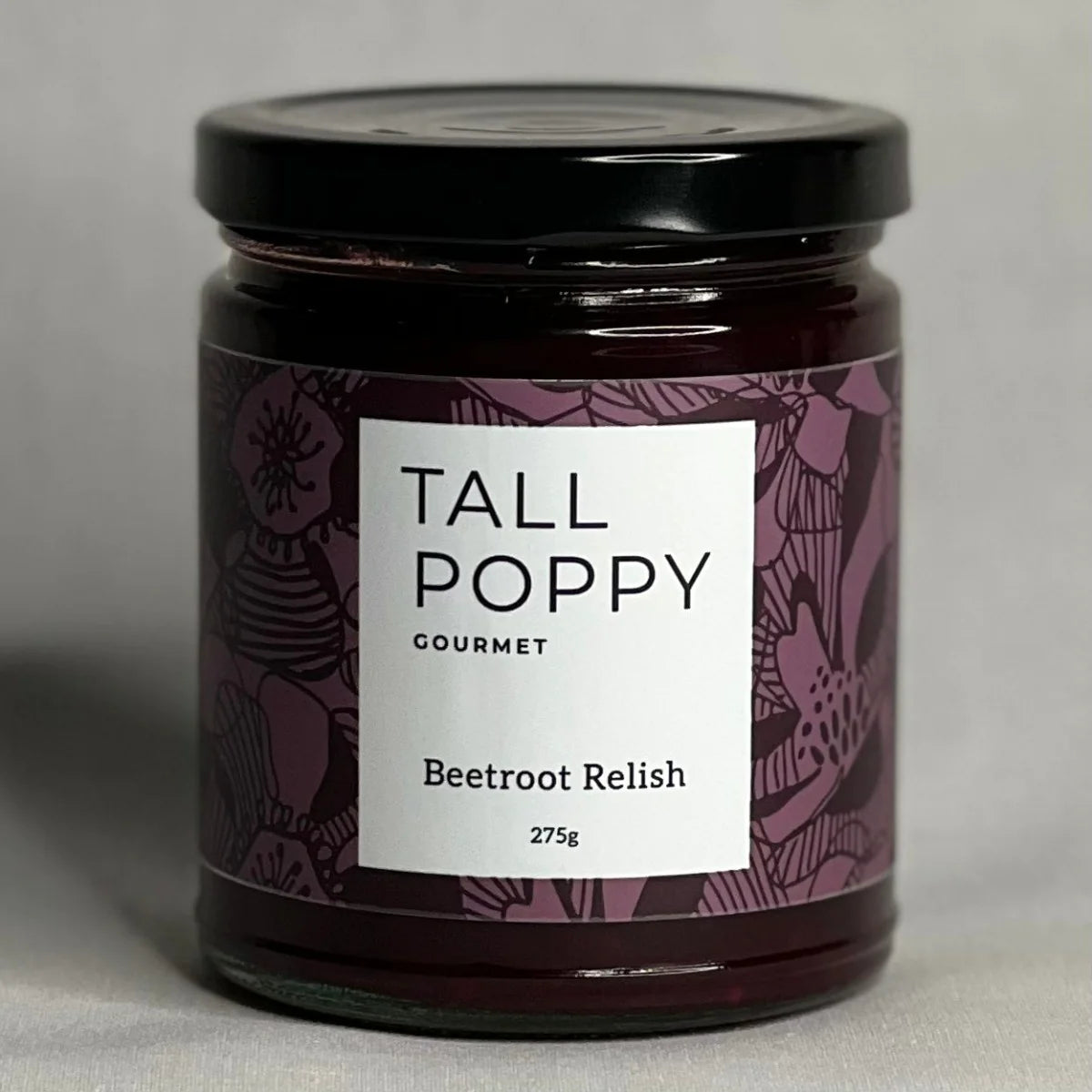 beetroot relish, tall poppy gourmet, grenfell nsw, the conron store, hamburger relish