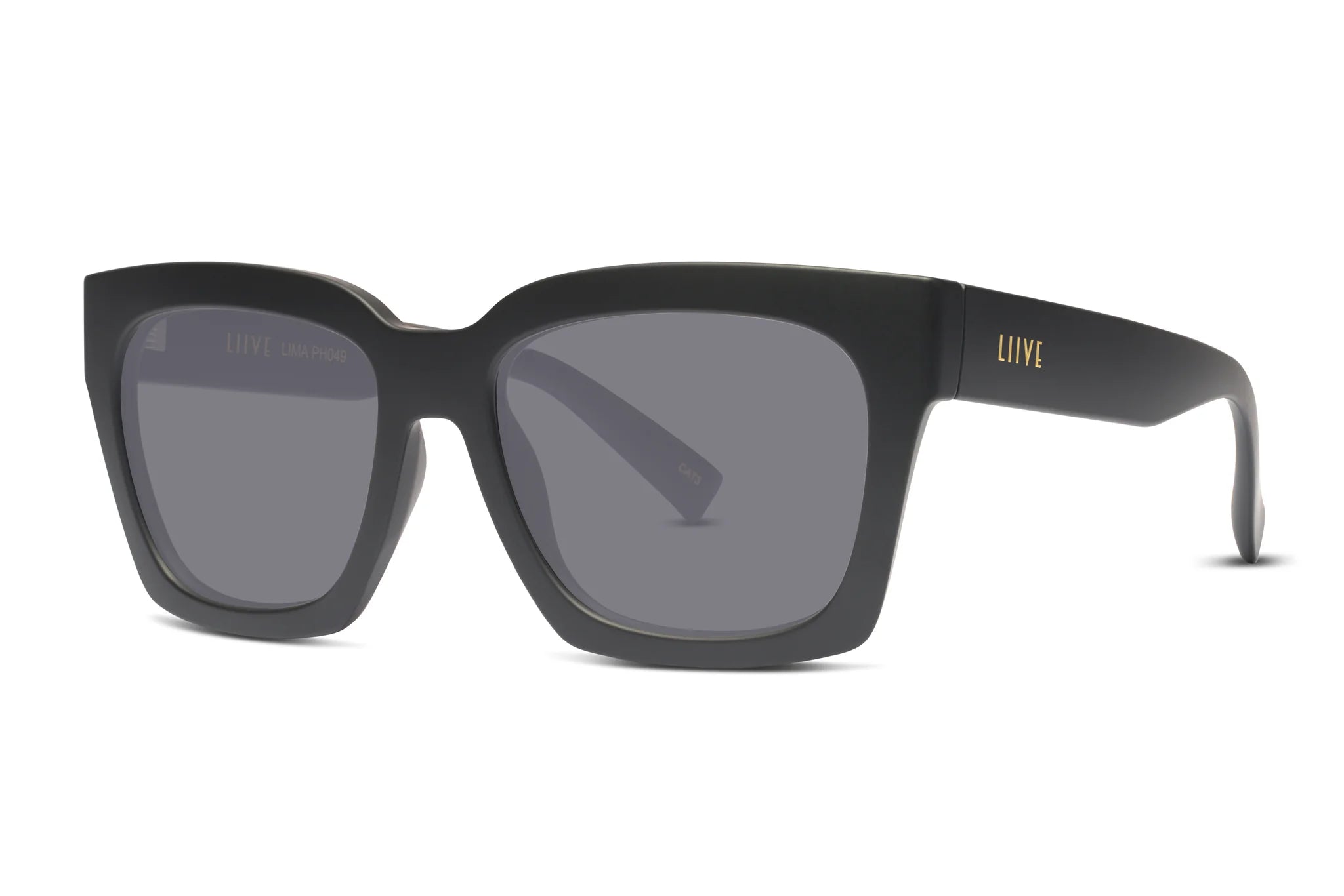 Liive Lima Matt Black Sunglasses