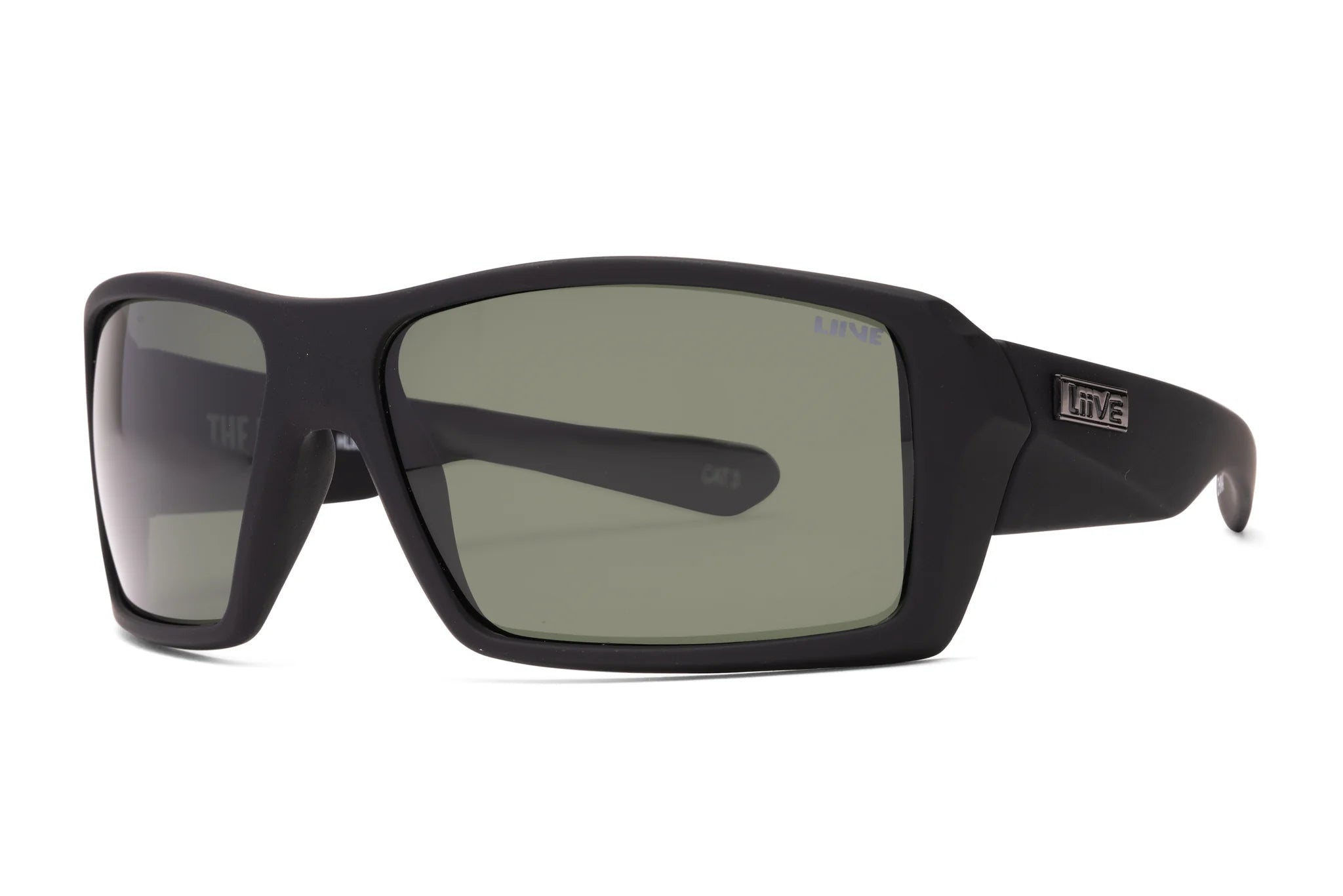 Liive The Edge Polar Matt Black Sunglasses