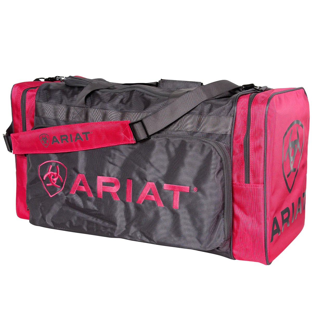 ariat gear bag, ariat weekend bag, ariat overnight bag, black pink ariat bag, the conron store, grenfell nsw