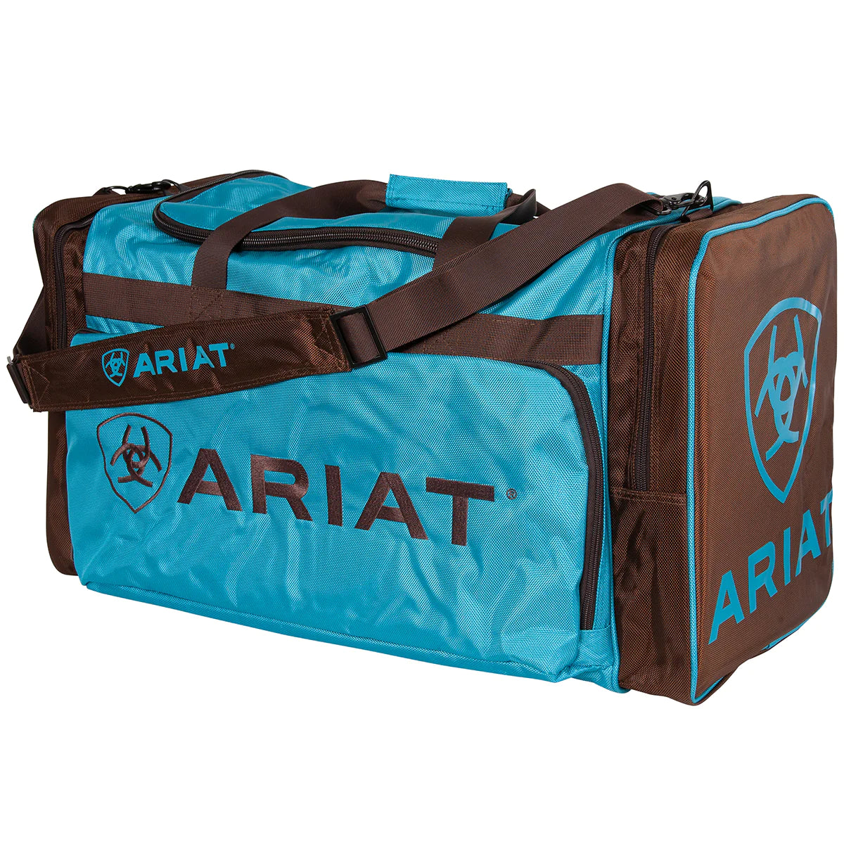 ariat gear bag, ariat weekend bag, ariat overnight bag, blue ariat bag, the conron store, grenfell nsw