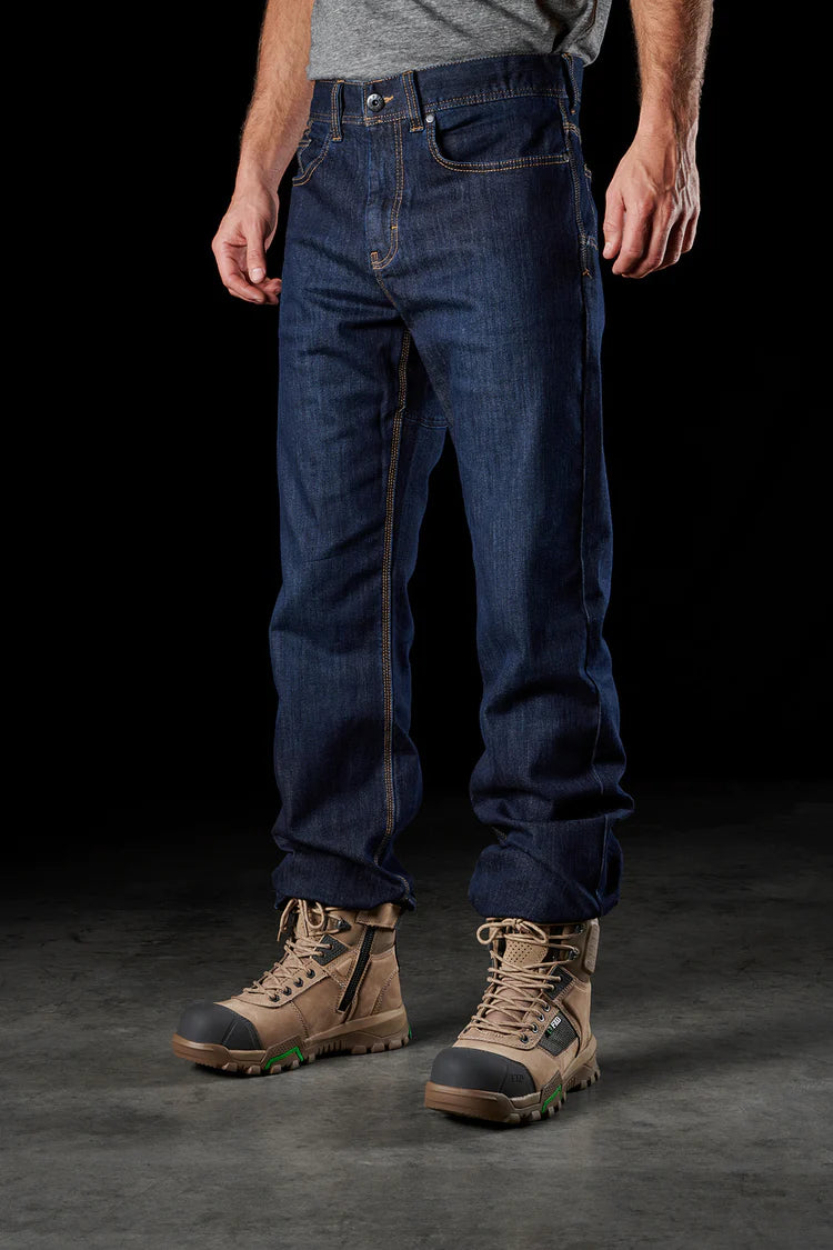 FXD WD.2 Original Work Denim (without kneepads) in Indigo Stomp Wash